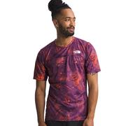 The North Face Sunriser T-Shirt Vivid Flame Trailglyph Print XXL