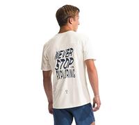The North Face Sunriser T-Shirt White Dune/Shady Blue M