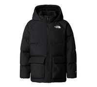 The North Face Teen Down Fleece Lined Short Parka Jacket, Black, Size Xs=6 Years Black