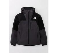 The North Face Kids Hike Packable Shell Jacket, Tnf Black/Asphalt Grey, 14/16 Years