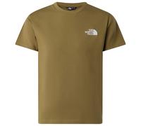 The North Face - Teen's S/S Simple Dome Tee - T-shirt size XL, olive/brown