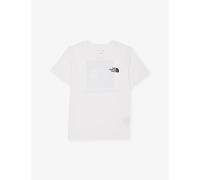 The North Face - Kid's Teen Evolution Box NSE S/S Tee - T-shirt size M, white
