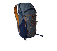 The North Face Trail Lite 12L Backpack in Granite Grey/Summit Navy/Dust Orange