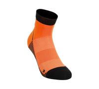 The North Face Trail Run Quarter Sock Running Socks - Orange, Black, Size L