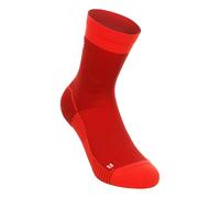 The North Face Trail Run Crew Running Socks Unisex - dark red, red, Size 39-41