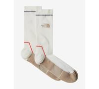 The North Face Trail Run Merino Crew Socks White Brown - S