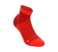 The North Face Trail Run Quarter Running Socks Unisex - dark red, red, Size 38-40