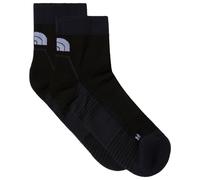The North Face Trail Run Quarter Sock Running Socks - Black, Size L