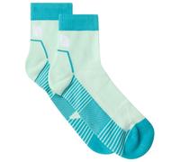 The North Face - Trail Run Quarter Socks - Running socks size M, turquoise/green