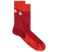 The North Face - Trail Run Socks Crew - Running socks size XS, red