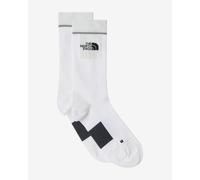 The North Face Trail Run Ultralight Crew Socks White Black - M