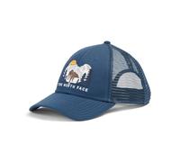 The North Face Unisex Embroidered Mudder Trucker Hat, Shady Blue/Bear Graphic, One Size
