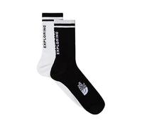 The North Face Unisex Everyday Crew Nse - 2P Socks, Tnf Black/Tnf White, L