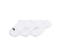 The North Face Unisex Multi Sport Invisible 3P Socks, Tnf White, L