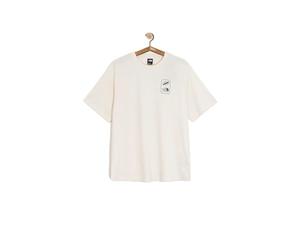The North Face Unisex No Signal Relaxed T-Shirt, White Dune, M