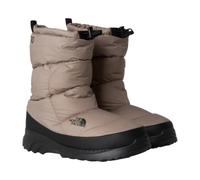 The North Face Unisex Nuptse Traction Bootie, Mushroom Grey/Tnf Black, 13
