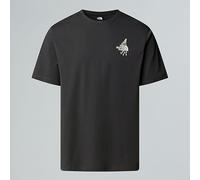 The North Face Unisex Powder Days Relaxed Graphic T-Shirt, Asphalt Grey, XXL