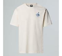 The North Face Unisex Powder Days Relaxed Graphic T-Shirt, White Dune, XL