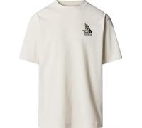 The North Face Unisex S/S Clean Trails Oversized T-Shirt White Dune L