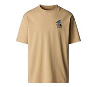 The North Face Unisex SS Mountain Cleanup Oversized T-Shirt Khaki Stone XS