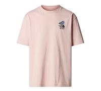 The North Face Unisex SS Mountain Cleanup Oversized T-Shirt Pink Moss M