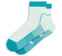 The North Face Unisex Trail Run Quarter Socks, Opal Frost/River Ice, L