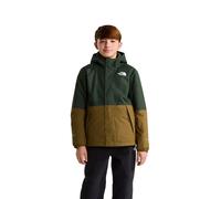 The North Face - Boy's WarAntora Rain Jacket - Waterproof jacket size M, brown/olive