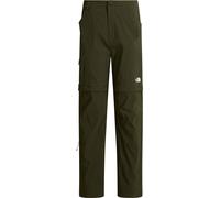 The North Face - Water-repellent hiking pants - W Exploration Reg Straight Convertible Pant New Taupe Green for Women in Nylon - Size 38 Green 38