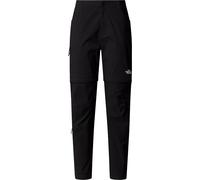 The North Face - Water-repellent hiking pants - W Exploration Reg Straight Convertible Pant TNF Black for Women - Size 36 Black 36