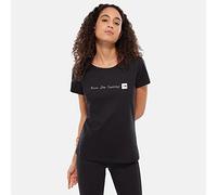 The North Face Women Never Stop Exploring Short Sleeve T-Shirt - Tnf Black/Tnf White, X-Small