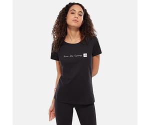 The North Face Women Never Stop Exploring Short Sleeve T-Shirt - Tnf Black/Tnf White, X-Small