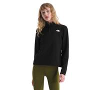 The North Face Women’s Cedar Trail Grid 1/4 Zip Fleece Jacket - Lightweight, Breathable, Stretch Midlayer - Recycled Materials - BLACK, M