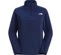 The North Face - Women's Zip-Up Hiking Fleece - W Glacier Fleece 1/4 Zip Jacket Summit Navy for Women in Recycled Polyester - Size L Navy L
