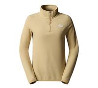 The North Face Womens 100 Glacier 1/4 Zip Fleece Khaki M