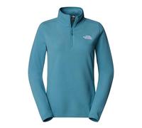 The North Face Women's 100 Glacier 1/4 Zip Sweatshirt, Algae Blue, S