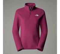 The North Face Women's 100 Glacier 1/4 Zip Sweatshirt, Cyber Berry, M