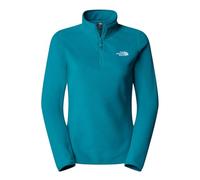 The North Face Women's 100 Glacier 1/4 Zip Sweatshirt, Indigo Plum, XS