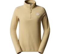 The North Face Women's 100 Glacier 1/4 Zip Sweatshirt, Khaki Stone, XL