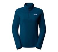 The North Face Women's 100 Glacier 1/4 Zip Sweatshirt, Midnight Petrol, L