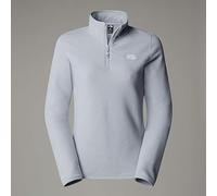 The North Face Women's 100 Glacier 1/4 Zip Sweatshirt, Tnf Light Grey Heather, L