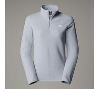 The North Face Women's 100 Glacier 1/4 Zip Sweatshirt, Tnf Light Grey Heather, S