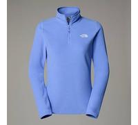 The North Face Women's 100 Glacier 1/4 Zip Sweatshirt, Virtual Blue, L