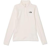 The North Face - Zipped fleece - W 100 Glacier 1/4 Zip White Dune for Women - Size M White