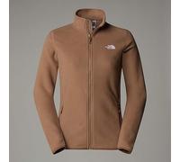 The North Face Women's 100 Glacier Full Zip Jacket, Latte, XS