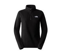 The North Face Women's 100 Glacier Half Zip Fleece Sweatshirt, Tnf Black, XL