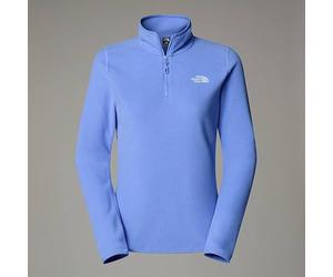 The North Face Women's 100 Glacier Half Zip Fleece Sweatshirt, Virtual Blue, M