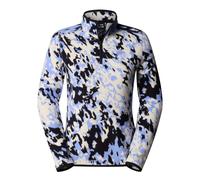 The North Face Womens 100 Glacier Printed 1/4 Zip Blue L