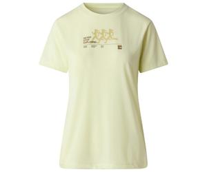 The North Face - Women's Bitmap Silhouette Short Sleeves Tee - Sport shirt size L, yellow/sand