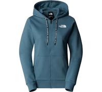 The North Face Women's Blanca Peak Poly Cotton Full Zip Hooded Jacket, Stormy Blue, XL