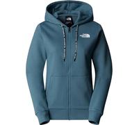 The North Face Women's Blanca Peak Poly Cotton Full Zip Hooded Jacket, Stormy Blue, XXL